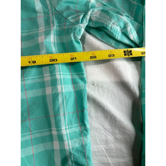 Southern Tide Button Down Shirt Blue Check Men's Size M Classic Fit - Picture 8 of 10